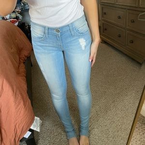 Light wash flying monkeys jeans